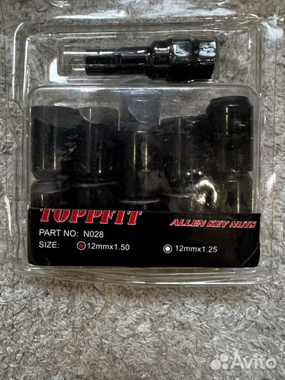 Колесные гайки 12х1.5 черные