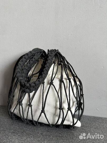 Сумка авоська макраме