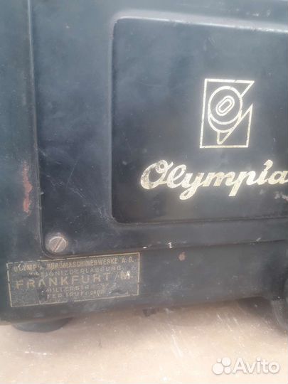 Пишущая машинка olympia