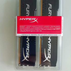 Память 16gb ddr3 (2x8gb) xyper-X Fury