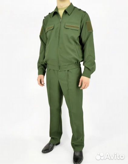 Офисная военная форма зеленая