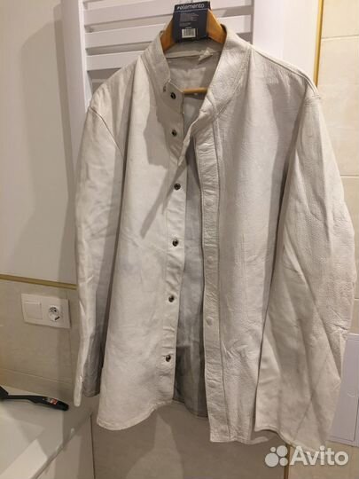 Для сварщика защитная кожаная куртка