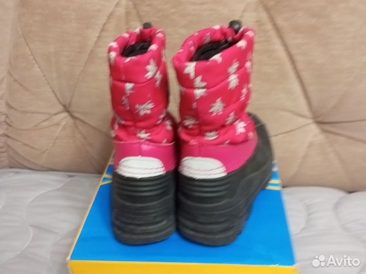 Сапоги сноубутсы reima для девочки