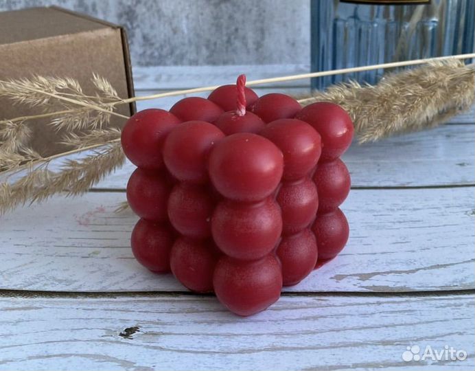 Силиконовая форма для свечей и мыла «Бабл«