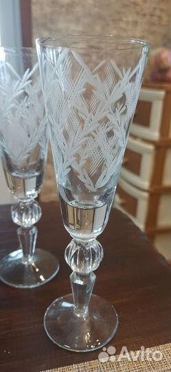Фужеры хрустальные СССР