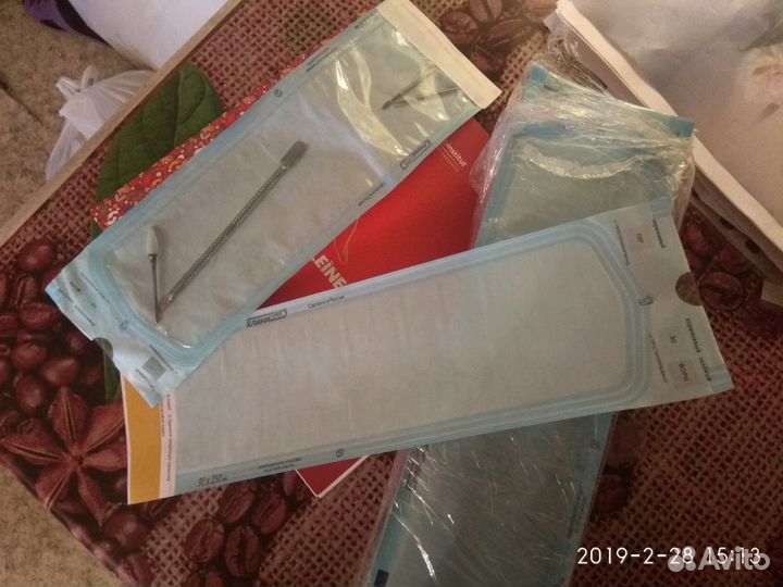 Пакет для стерилизации и хранения инструментов