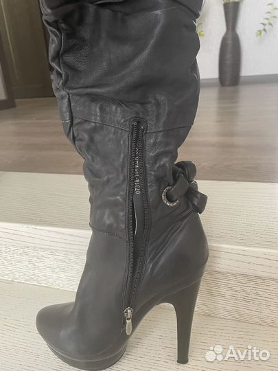 Сапоги женские натуральная кожа новые
