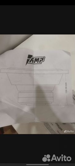 Сабвуфер Amp m-10d4 600w