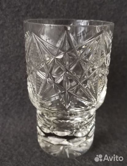 Набор рюмок хрустальных новый
