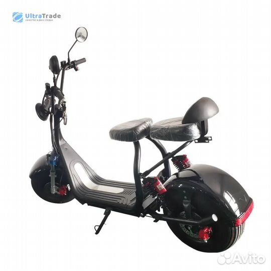 Электроскутер Citycoco Electric Scooter Green HS2