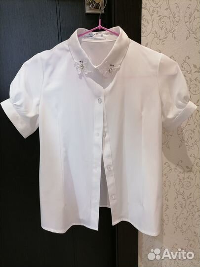 Школьные блузки рубашки новые 140-146