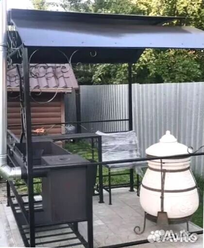 Мангал С крышей