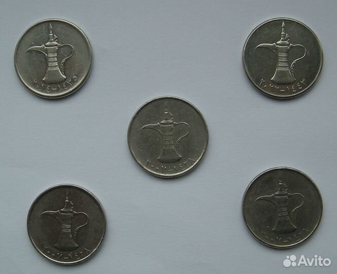Продам монеты ОАЭ 1 дирхам