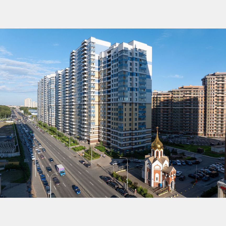 1-к. квартира, 44,5 м², 3/16 эт.