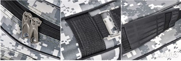 Чехол для удочек 120 см. светлый камуфляж 3 секции