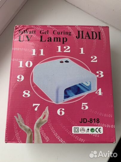 Лампа для маникюра Jiadi 36W JD 818