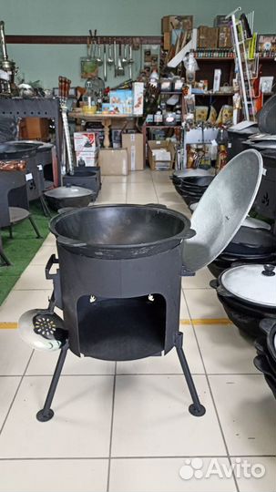 Казан+печь+шумовка
