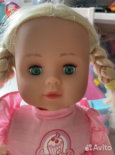 Кукла и коляска elc cup cake