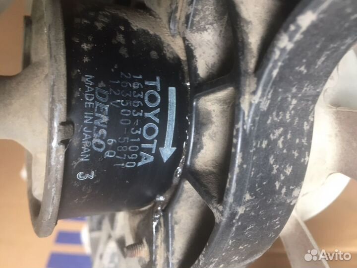 Электровентилятор охлаждения с кожухом