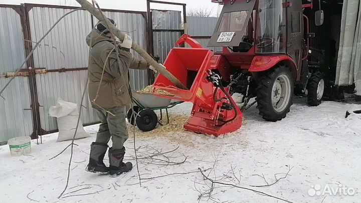 Измельчитель веток с гидроподачей