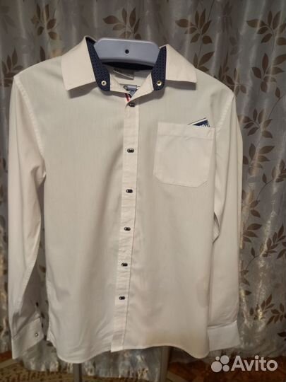 Рубашка школьная 164 170 для мальчика