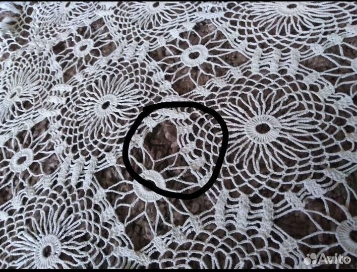 Скатерть вязаная крючком СССР
