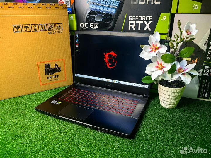 Ноутбук MSI i5-12450H 8 ядер / RTX 2050 4 Gb