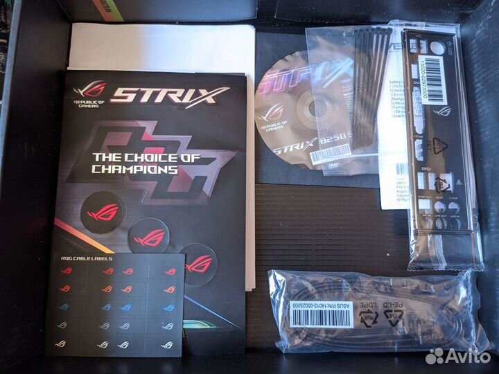 Материнская плата strix B250H gaming lga 1151
