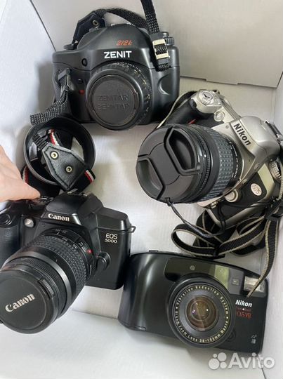 Пленочные фотоаппараты canon nikon зенит
