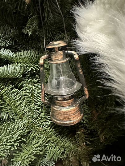 Дед Мороз с лампой, 65 см