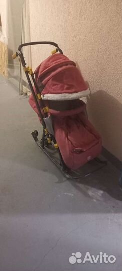 Детские санки коляска бу