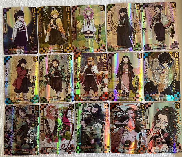 Карточки Клинок Рассекающий демонов