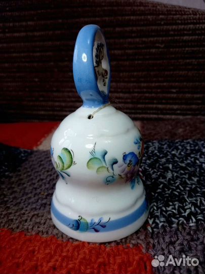 Колокольчик фарфоровый Ручная работа в коллекцию