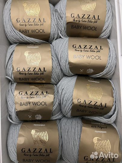 Пряжа gazzal baby wool. Забронировано