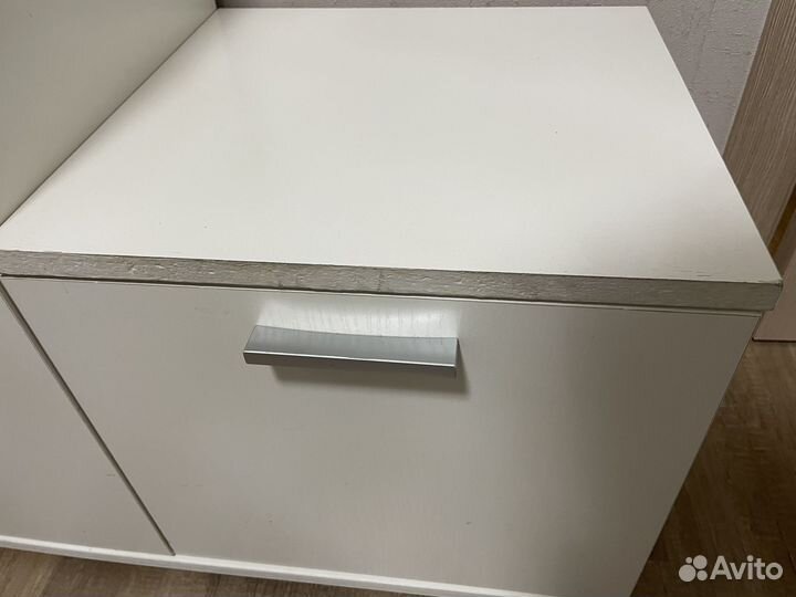 Вешалка с зеркалом + шкаф (прихожая)