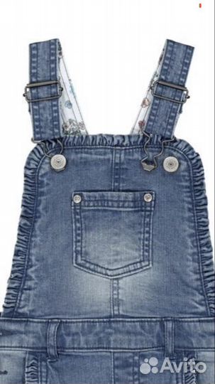 Комбинезон джинсовый для девочки
