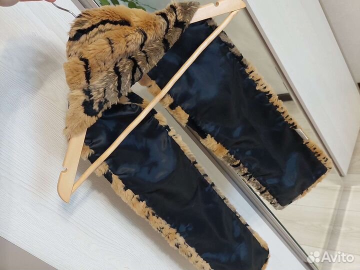 Меховой шарф