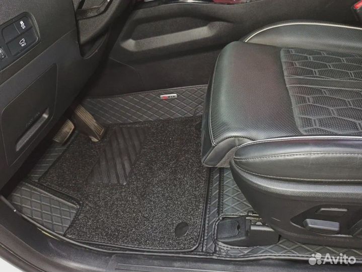 Автомобильные 3d коврики из экокожи