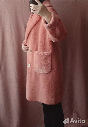 Пальто меховое Modahonka Оверсайз 44 размер