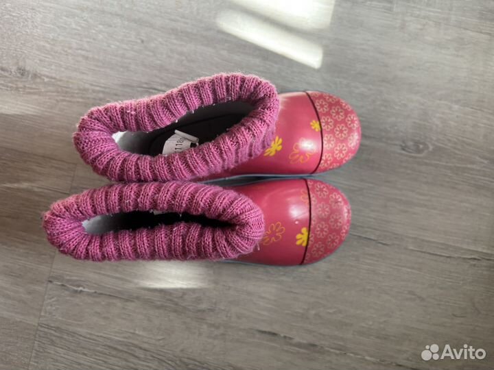 Резиновые сапоги детские для девочки