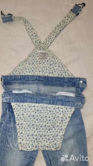 Джинсовый комбинезон для девочки