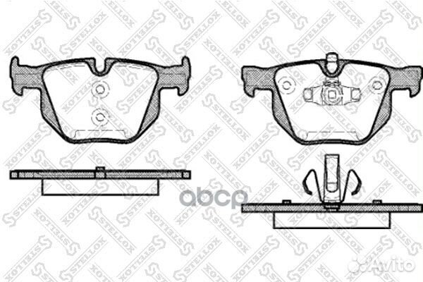 392 070-SX колодки дисковые з BMW E90/E91 2.5