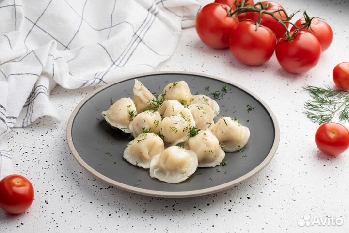 Пельмени ручной лепки и вареники домашние