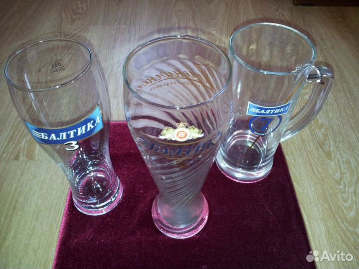 Пивные стаканы в ассортименте(Образцы по