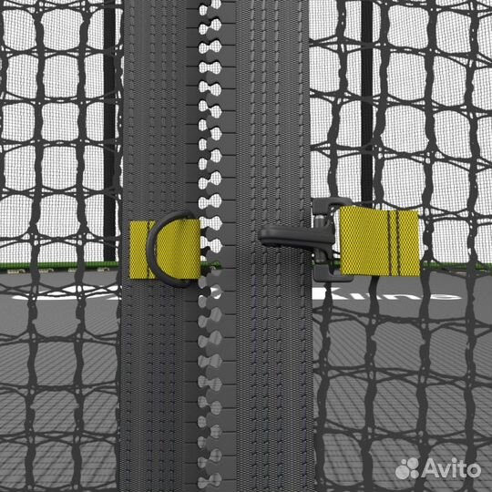 Батут unix line Simple 8 ft Green outside