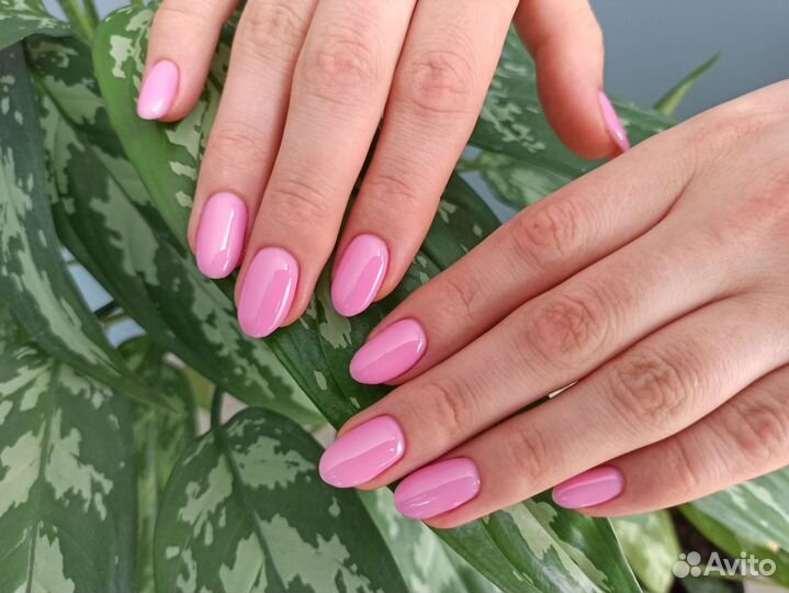 Маникюр гель лак и педикюр