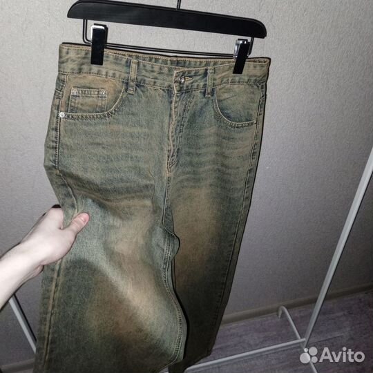 Широкие Джинсы Balenciaga X Jaded London Type Arch