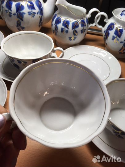 Фарфоррвые чашки Туймазиский чайный сервиз