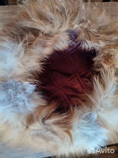 Мужская лисья шапка