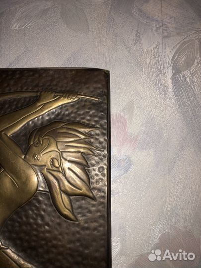 Картина медная чеканка СССР